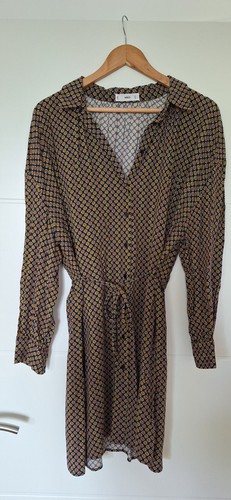 Robe chemise imprimé mango - robe,