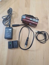 Caméscope Sony HDR-CX180 Red Handycam HD Video Camera 30x Zoom 32 Go avec...