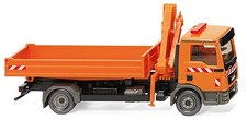 WIKING, MAN TGL Euro 6 avec benne et grue Communal, échelle 1/87, WIK067505
