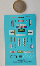 DECALCOMANIE DECALS ALPINE