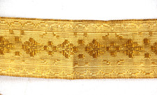 Très grand galon de fils d'or et d'argent. 8m 50 x 4 cm