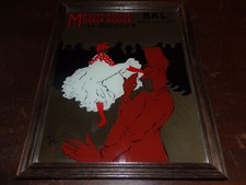 Cadre miroir " Moulin Rouge