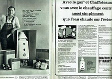 Publicité Advertising 120 1963   Chaffoteaux & Maury   chaudière murale gaz  (2p