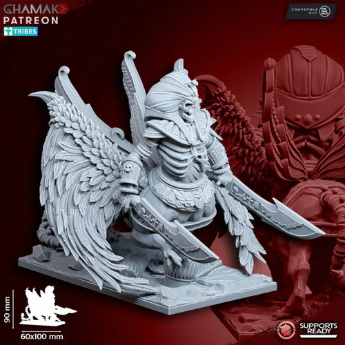 Undead winged sphinx mort - winged,