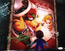 CHARLES MARTINET~SAMANTHA KELLY+1 Signed Super Mario Odyssey 11x14 photo JSA COA