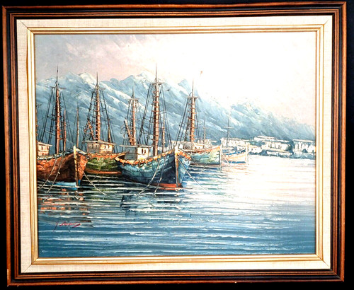 Tableau hst bateau port - au,