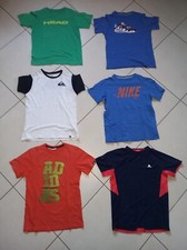 LOT VETEMENTS SPORT GARCON NIKE / ADIDAS / QUICKSILVER / HEAD... TAILLE 12ANS