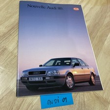 Audi 80 1992 2.0 S E quattro 2.3 2.8 1.9 TD catalogue brochure prospectus
