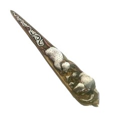 MAGNIFIQUE COUPE PAPIER DECOR SOURIS / RATS STYLE ART NOUVEAU OLD LETTER OPENER 