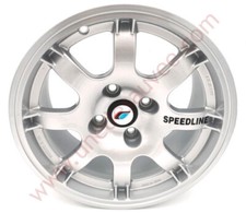 JANTES PTS GRIS SILVER ASPHALTE SPEEDLINE 6.75 SL434 PEUGEOT 106 306 309 205 GTI
