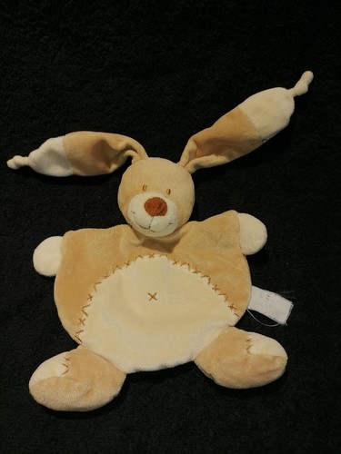 Doudou plat lapin bastien - doudou,