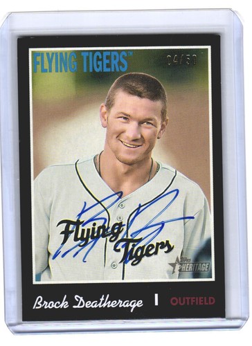 2019 brock deatherage topps - deatherage,