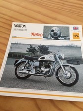 Norton 500 Dominator 88 1956 Carte Collection moto Atlas UK