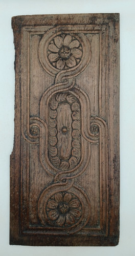 Panneau bois chene sculpté