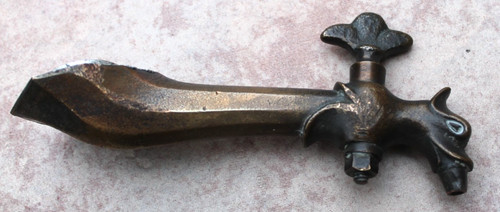 Ancien petit robinet bronze - ancien, en