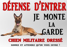 Plaque attention chien - plaque,