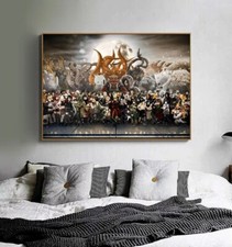 Poster naruto toile en cotton