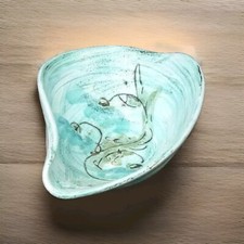 coupe Vide Poche signée Camos Forme Libre Céramique Vallauris, Années 50-60