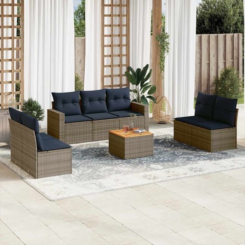 Salon jardin avec coussins - salon,