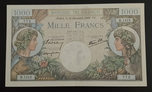 France 1000 francs - france,