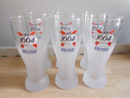 Verres bière 1664 rosé - verres,