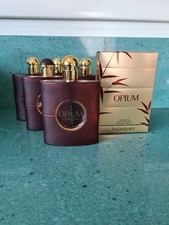 Lot de 5 Flacons Vides +1 Boîte  Opium Yves Saint Laurent  90ml