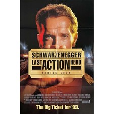 LAST ACTION HERO U.S Movie Poster Adv. Double sided. - 27x41 in. - 1993 - John M