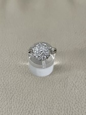 bague ancienne or blanc 18