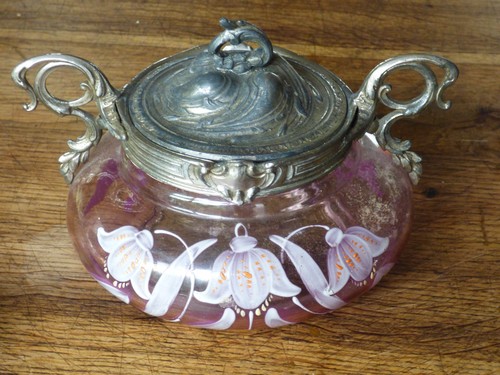 Ancien sceau biscuit verre - ancien,