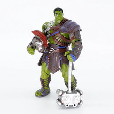 Figurine Hulk 20 cm (8 pouces) avec armure et marteau Thor 3 Ragnarok Top Prix