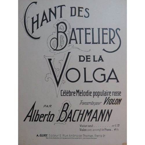 Bachmann alberto chant - bachmann, des