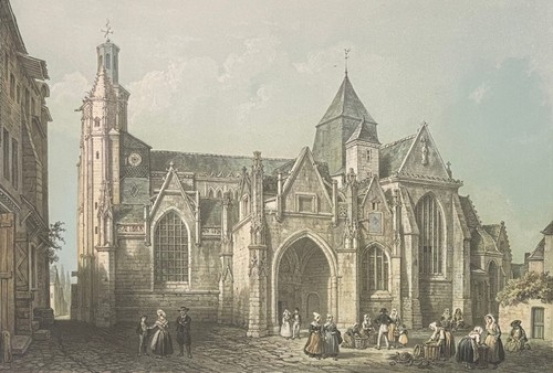 Guérande église saint aubin - guérande, saint-aubin