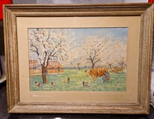 AQUARELLE PEINTRE NORMAND A