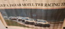 AFFICHE JAGUAR  XJS  GROUP   'A'  MOTUL - TWR  MONZA   état  très moyen 