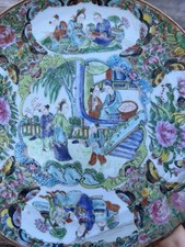 Assiette porcelaine Peinte