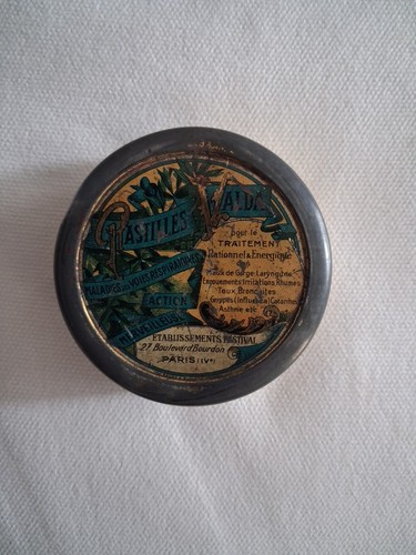 Boîte vintage pastilles valda - boîte,