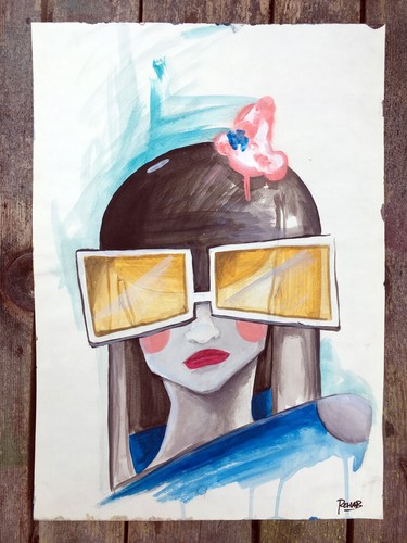 Peinture signée tableau - peinture,