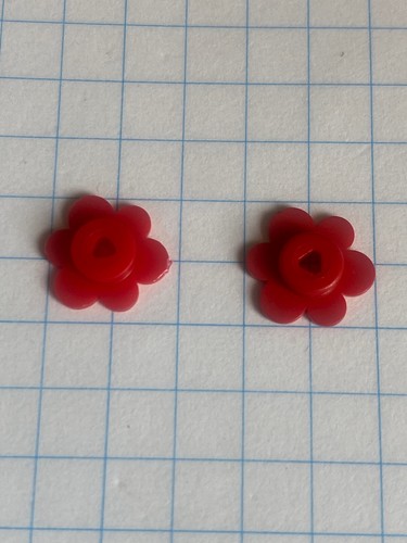 Lego fleurs plates rouge - lego, 2