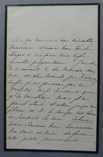 Élisabeth DE MAC MAHON (épouse Patrice DE MAC MAHON)- LETTRE AUTOGRAPHE SIGNÉE