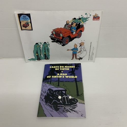 Carte monde tintin - carte, du