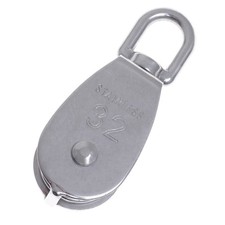  32 Mm Poulie En Acier Inoxydable De Mouflage Pour Treuil Corde Métallique