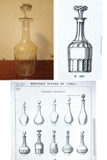 Superbe Carafe Cristal Taillé BACCARAT Fin XIXe Début XXe Cut Crystal Decanter