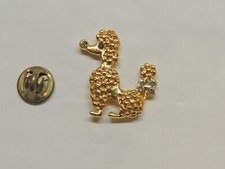 Pin's - Bijoux - Caniche Doré