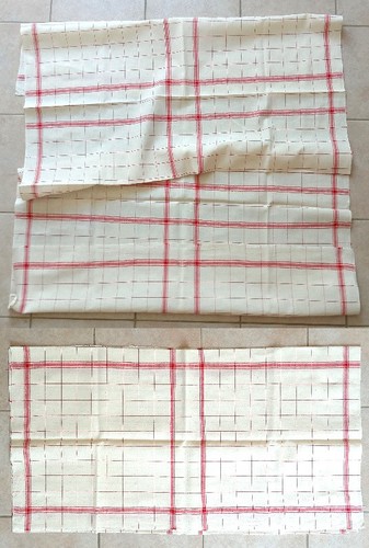 Linge deux coupons tissu - -,