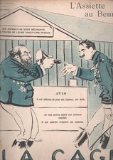 l'assiette au beurre revue humour caricature la cage dorville 1902 n 62
