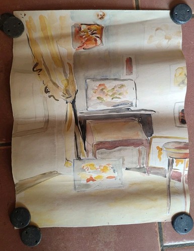 Dessin aquarelle originale - aquarelle,
