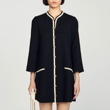 Sandro Paris Robe Femme Noire