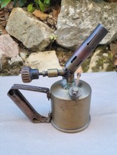 Ancienne Lampe à Souder EXPRESS par L.G. Breveté SGDG Chalumeau Laiton Ancien