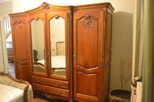 Chambre coucher merisier - à,