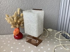 Lampe plexiglass fumé et perspex année 50'/60'